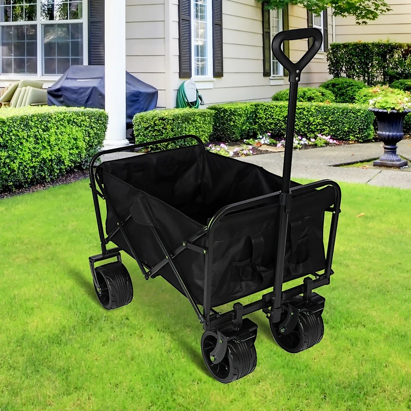 Rugged Folding Wagon Effortless Off-Road Transportation, Heavy-Duty Storage