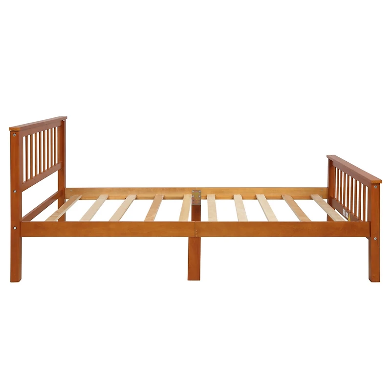 Streamdale Wood Platform Bed With Headboard And Footboard