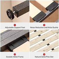 Streamdale Cream Velvet King Platform Bedwagon