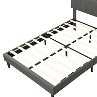 Streamdale Upholstered Platform Bed with Storage and Usb Port