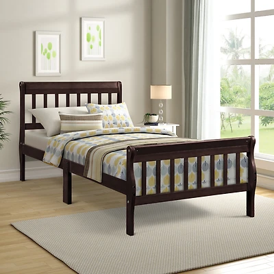 Streamdale Twin Platform Bed Frame with Headboard and Footboard