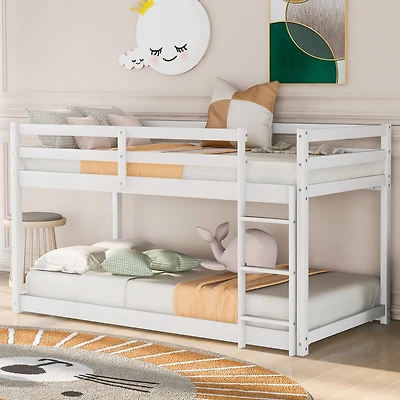 Streamdale Twin Over Floor Bunk Bed With Ladder