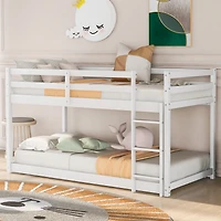 Streamdale Twin Over Floor Bunk Bed With Ladder