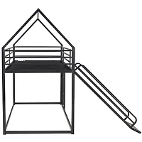 Streamdale Twin Over House Bunk Bed With Ladder And Slide
