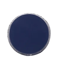 Modern Palm Leaf Side Table with Durable Iron Frame