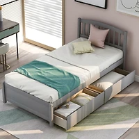 Streamdale Twin Platform Storage Bed with Drawers