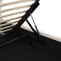 Streamdale Queen Size Upholstered Platform Bed With A Hydraulic Storage System
