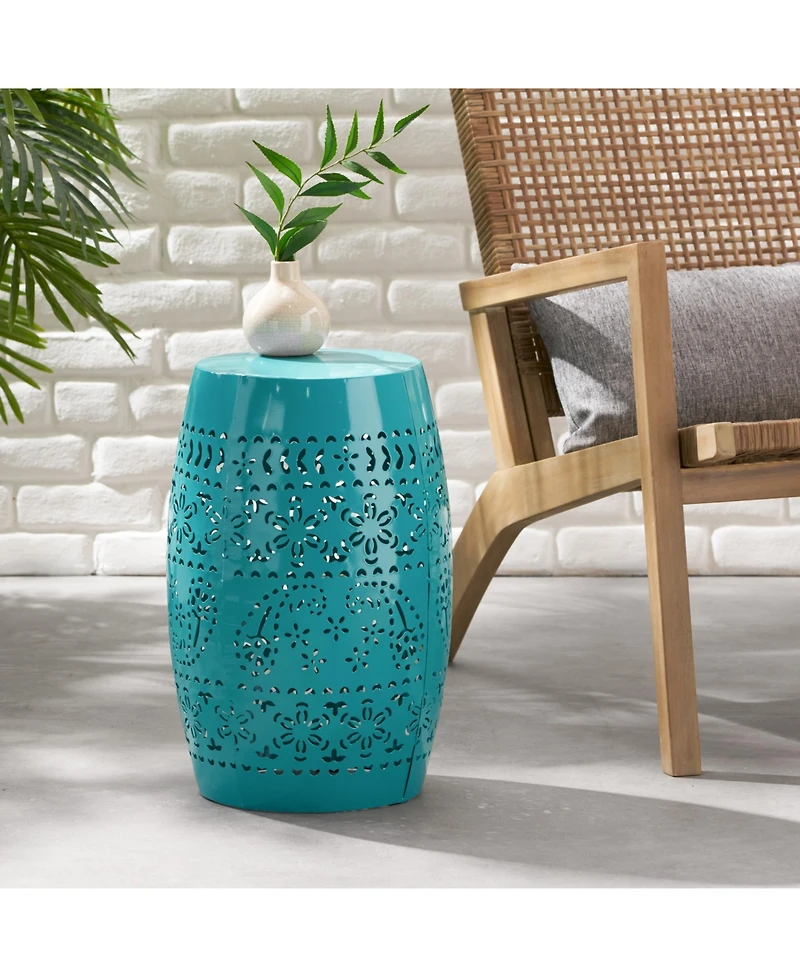 Simplie Fun Stylish and Sturdy Lace Cut Side Table