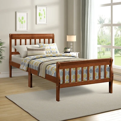 Streamdale Twin Platform Bed Frame with Headboard and Footboard