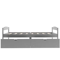 Streamdale Twin Platform Bed, With Two Drawers