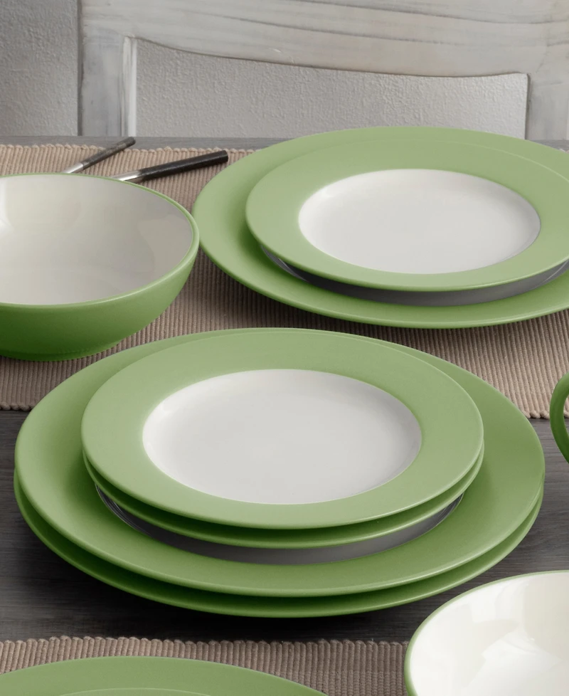 Noritake Colorwave Rim Dinner Plates, Set of 4