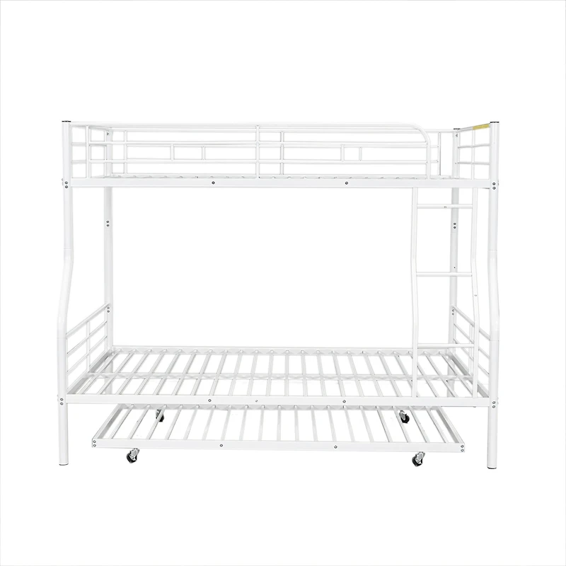 Streamdale Full Xl Over Queen Metal Bunk Bed With Trundle