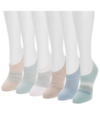 Muk Luks Women's 6 Pack No Show Socks