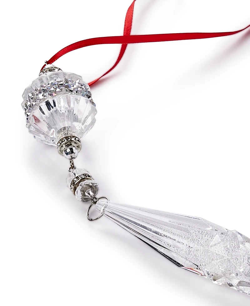Holiday Lane Jeweled Elegance Wintertime Icicle Ornament, Exclusively at Macy's