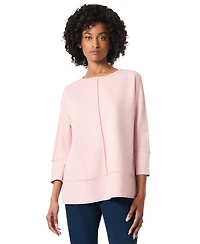 Jones New York Women's Serenity Knit 3/4 Sleeve Tunic Top