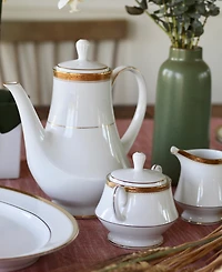 Noritake Charlotta Gold Sugar Creamer Set