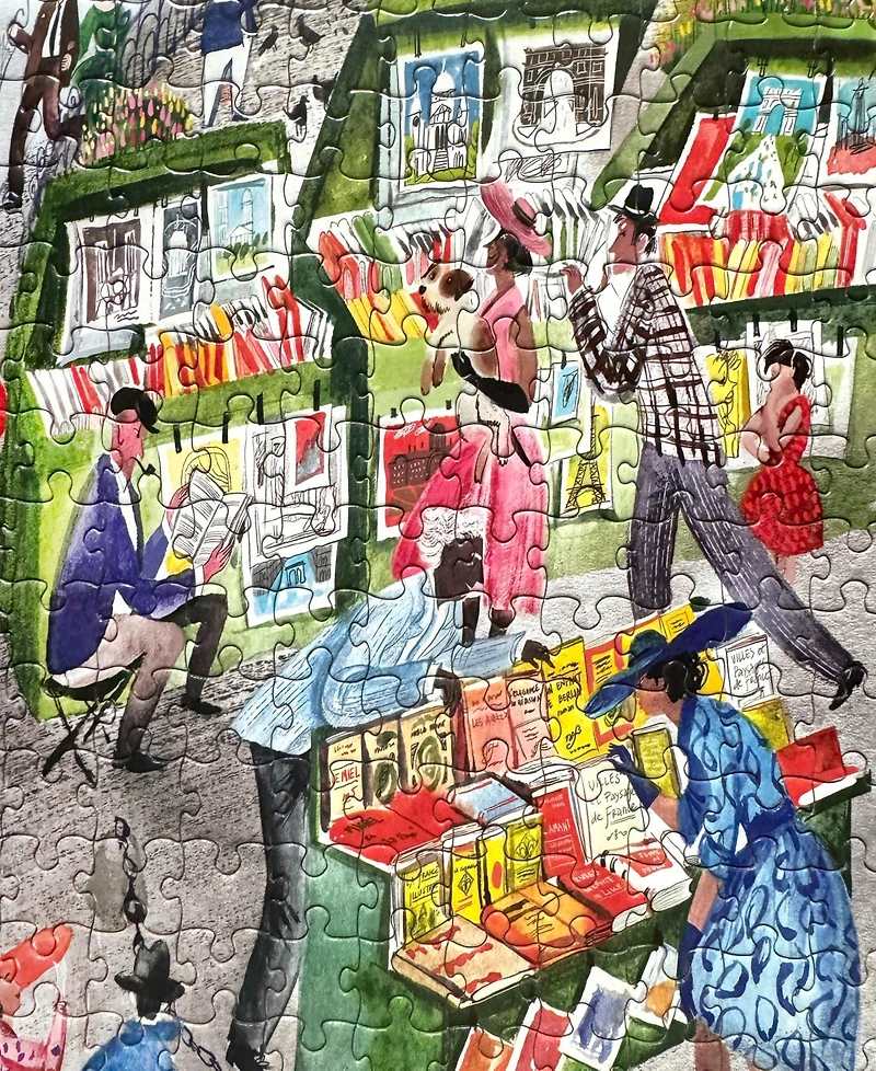 Eeboo Piece Love Paris Bookseller Puzzle