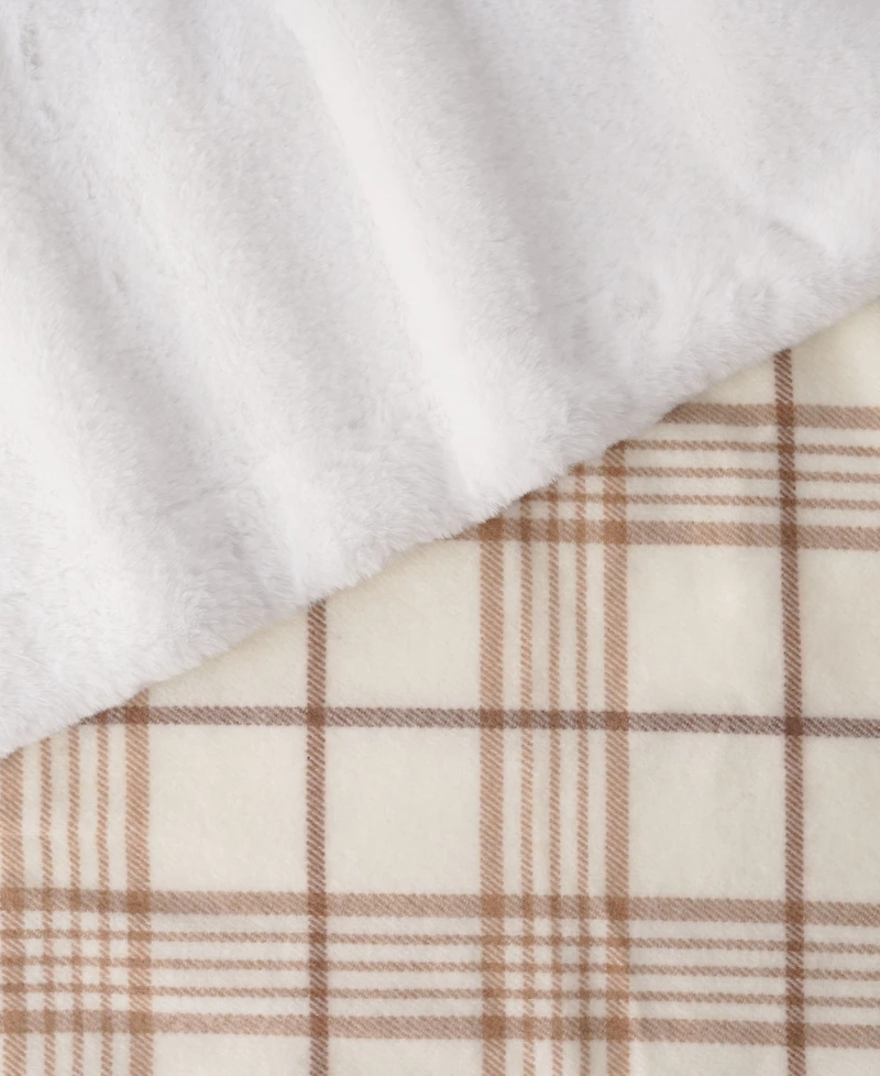 Thermasnug Faux Cashmere Oversized Electric Throw, 50" x 70"