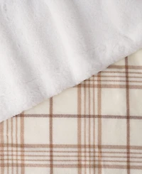 Thermasnug Faux Cashmere Oversized Electric Throw, 50" x 70"