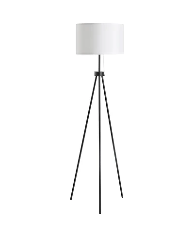 Homcom 59.75" Sding Floor Lamp Fabric Lampshade Steel Tripod,