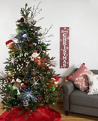 Northlight Led Lighted Firework Silver Branch Christmas Decoration 20"