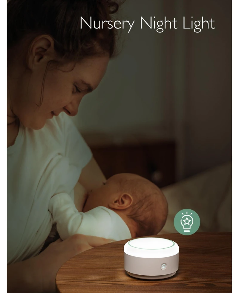 Momcozy Portable White Noise Machine with 20 Soothing Sounds