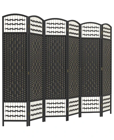 Homcom 6 Panel Room Divider, Folding Screen, 5.6
