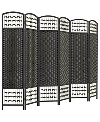 Homcom 6 Panel Room Divider, Folding Screen, 5.6