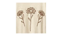 Hybrid Apparel Trendy Plus Flowers Graphic Crew Neck T-Shirt