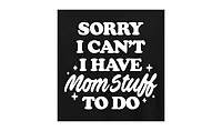 Hybrid Apparel Mom Stuff To Do Plus Graphic T-Shirt