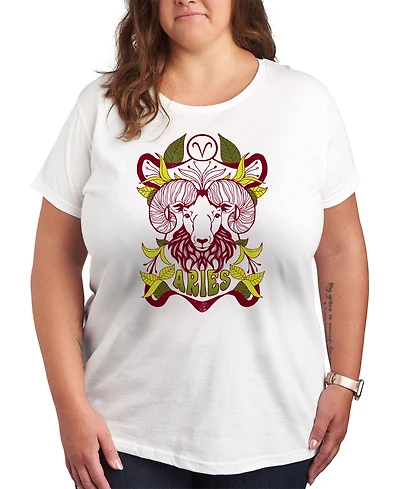 Hybrid Apparel Zodiac Aries Plus Graphic T-Shirt
