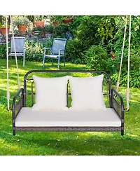 Vebreda 2-Person Outdoor Hanging Chair with Ropes