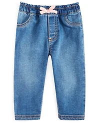 Baby Girls Bow Jeans, Exclusively at Macy's