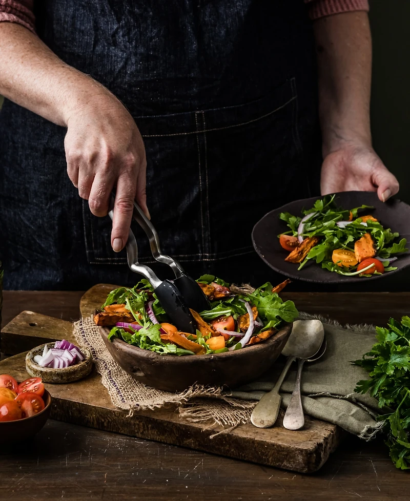 Dreamfarm 12" Stainless Steel Silicone Tongs