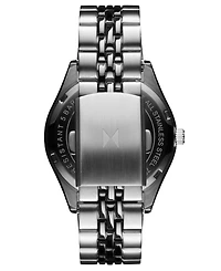 Mvmt Women's Rise Boyfriend Silver Stainless Steel Watch 36mm