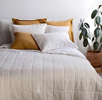 French Linen Box Stitch Quilt