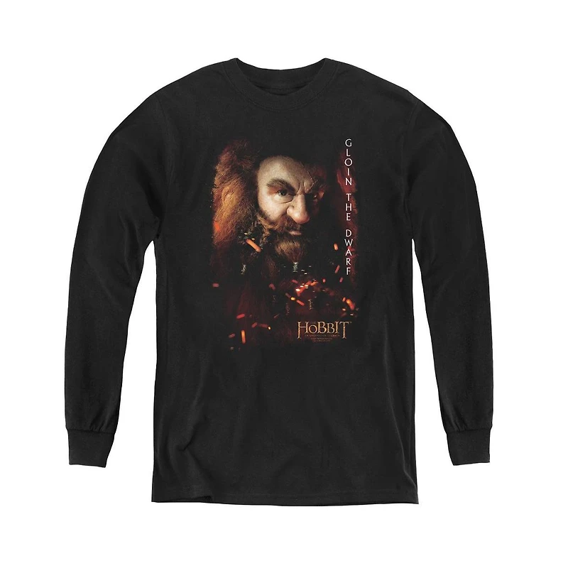 The Hobbit Youth Gloin Poster Long Sleeve Sweatshirts