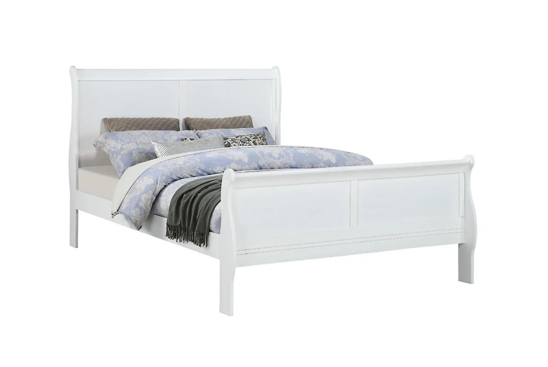 Streamdale Louis Philippe Panel Sleigh Bed, Full Size