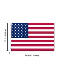 3x5 ft Us American Flag Standard Size w/ Star Stripe Grommet For Flagpole Usa United States