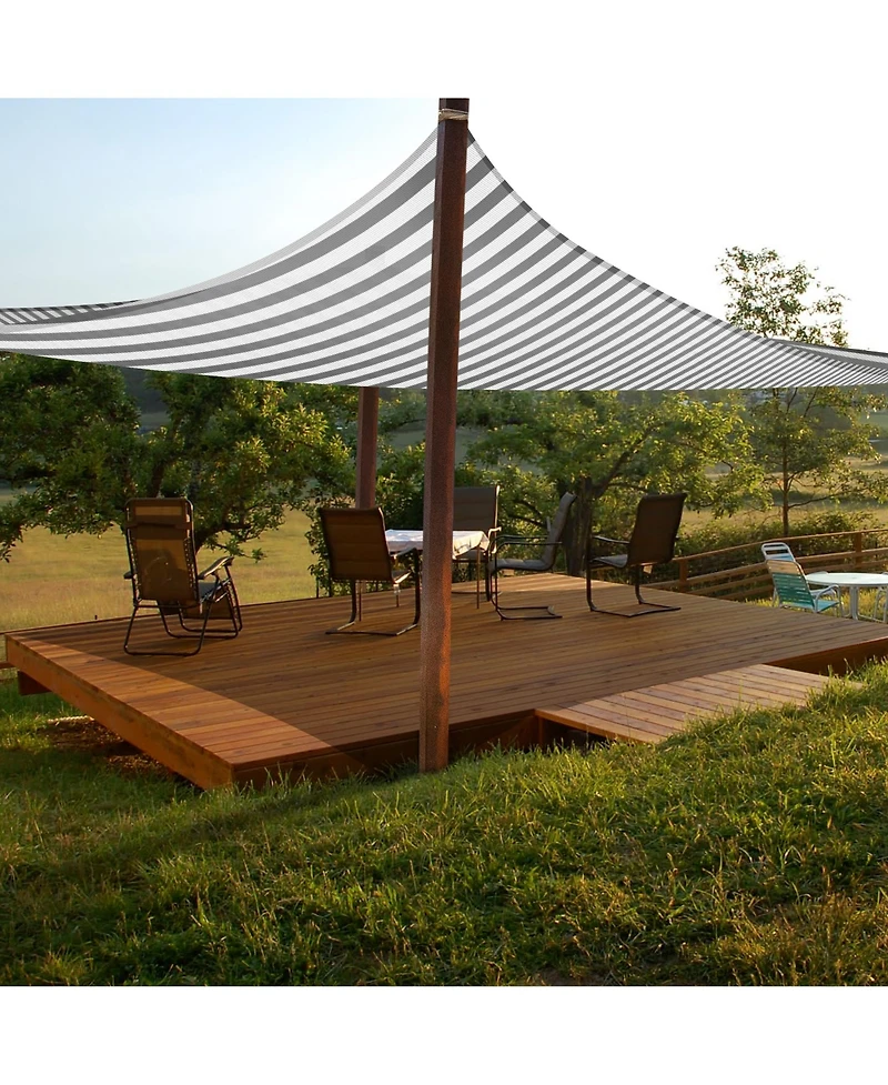 Yescom 23x20 Ft 95% Uv Block Hdpe Rectangle Sun Shade Sail Canopy Outdoor Patio Pool