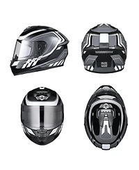 Ahr Run-F3 Full Face Motorcycle Helmet Dot Approved Street Bike Motocross Xxl
