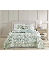 Charter Club Jacobean Border 3-Pc. Quilt Set, King, Exclusively at Macy's
