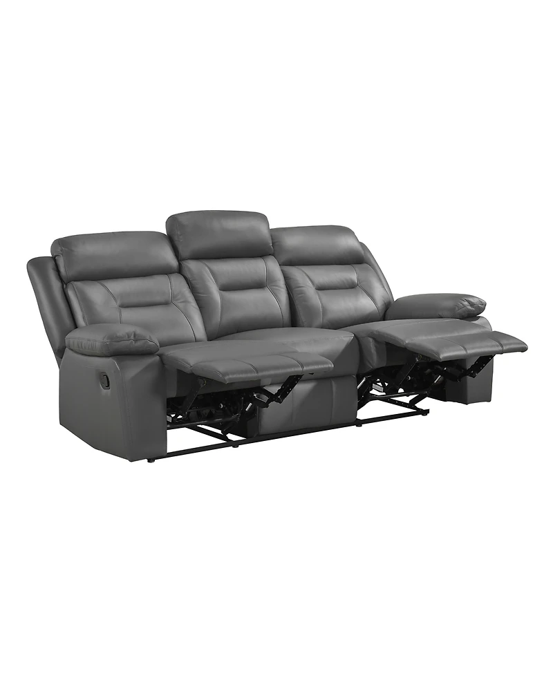 Homelegance White Label Corvallis 87" Double Reclining Sofa