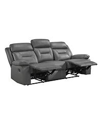 Homelegance White Label Corvallis 87" Double Reclining Sofa