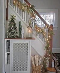 National Tree Company Hgtv Home Collection Antique Bronze Arched Lantern, Medium