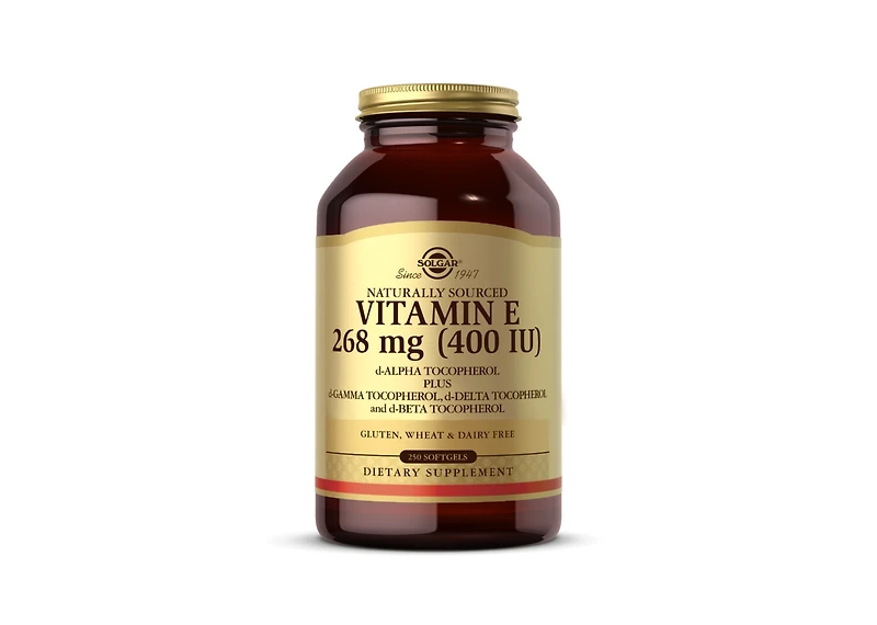 Solgar Vitamin E Mixed (d-Alpha Tocopherol and Mixed Tocopherols), 400 Iu