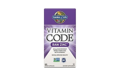 Garden of Life Vitamin code, Raw Zinc 60 vcaps