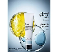 philosophy hope in a jar instant glow peeling mousse with pineapple extract & vitamin b5, 2.5-oz.
