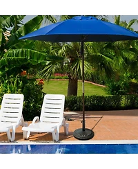 Slickblue Heavy-Duty Outdoor Stand Bronze Umbrella Base