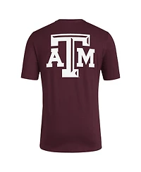 Adidas Men's Maroon Texas A&M Aggies Reverse Retro Baseball 2 Hit T-Shirt